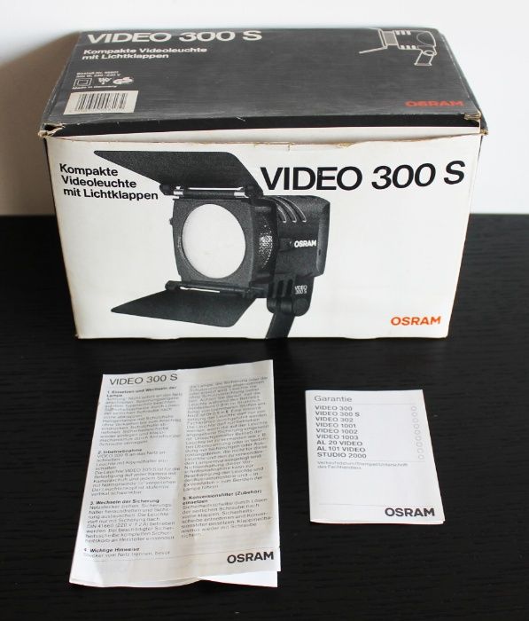 Projector / Lâmpada halógenea compacta de 300W Video 300S da OSRAM