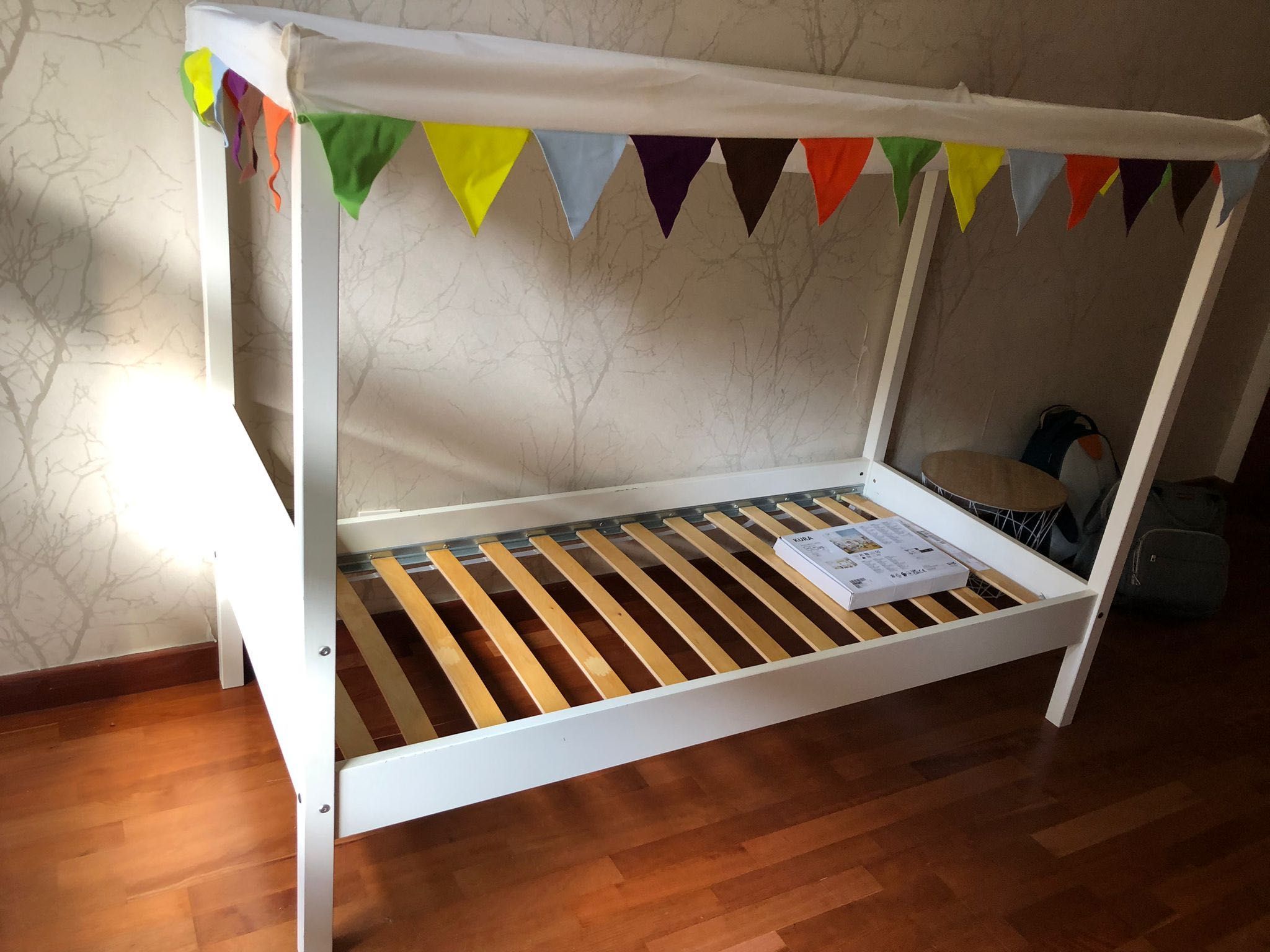 Cama de criança / casa / com colchão