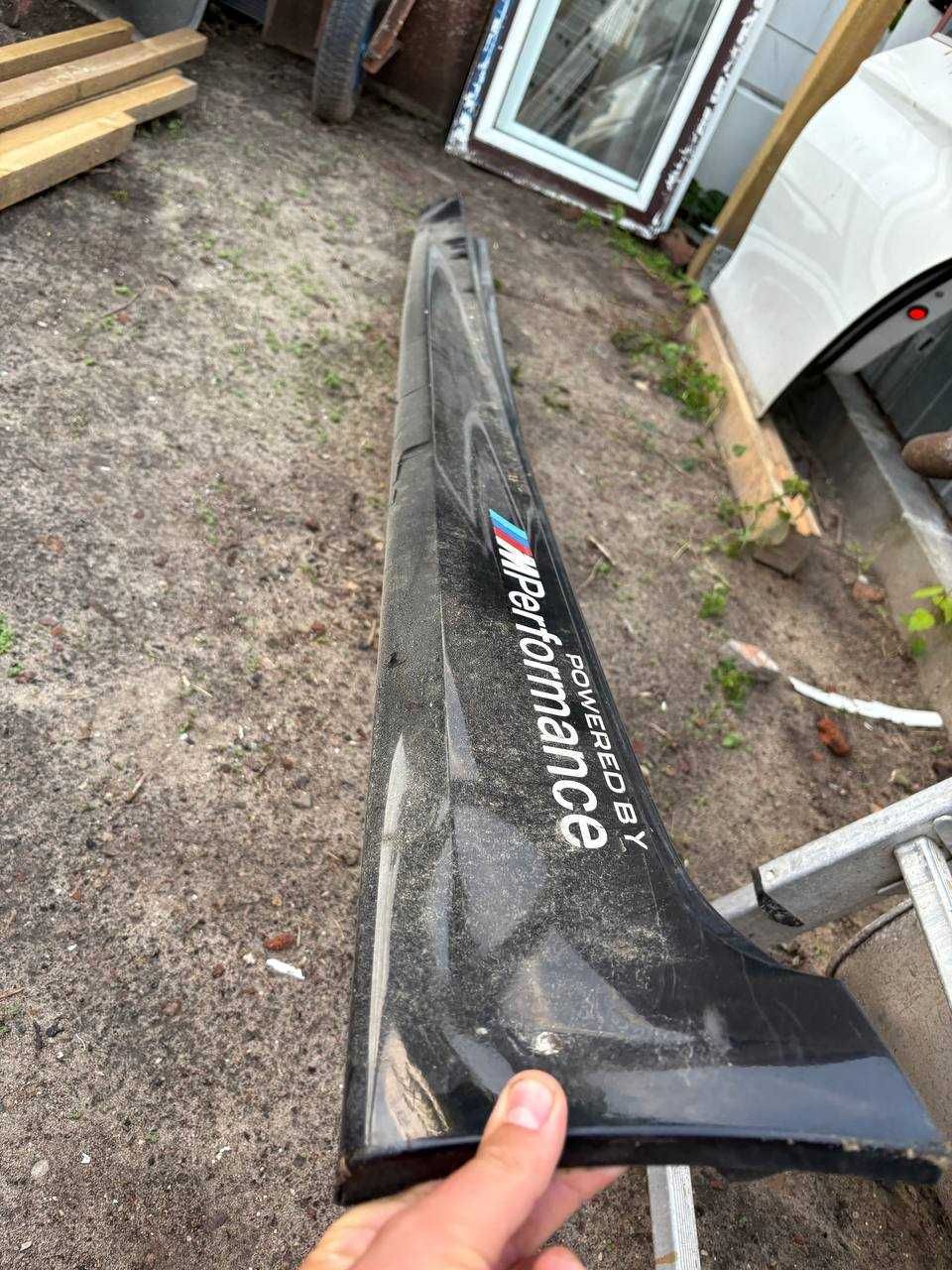 Listwa progowa lewa prawa BMW 5 F10 F11 Mpakiet Schwarz 2