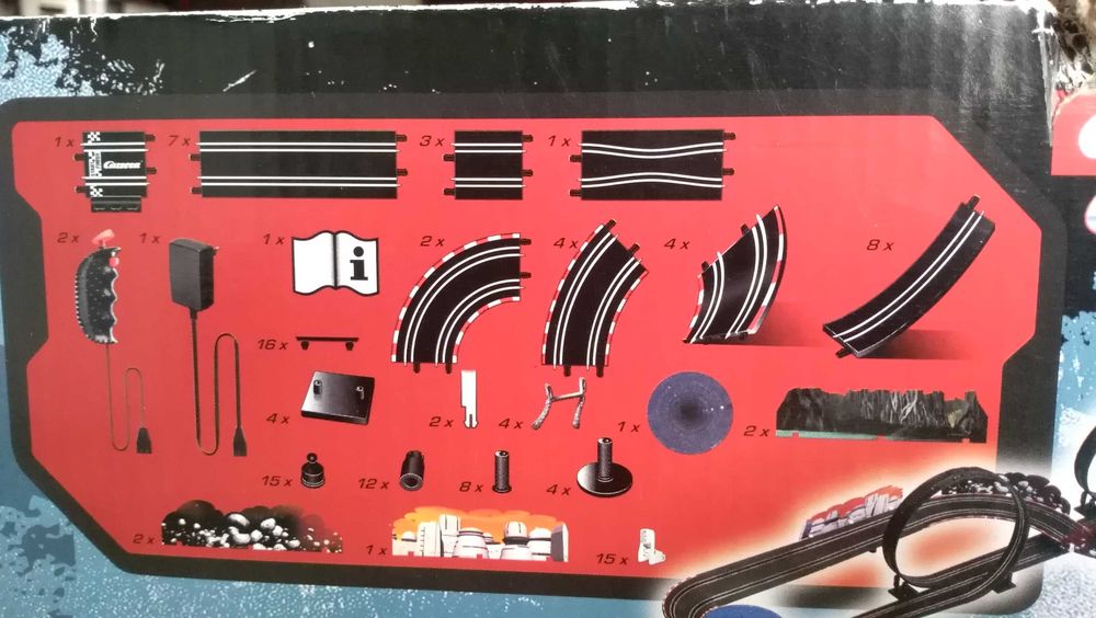 трековая большая скоростная дорога Pista Carrera Go!!! Star Wars