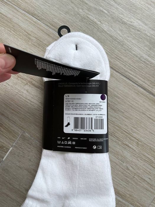 Шкарпетки Nike Everyday Cush SX7667-100 1уп=3пар Оригінал! 34-50