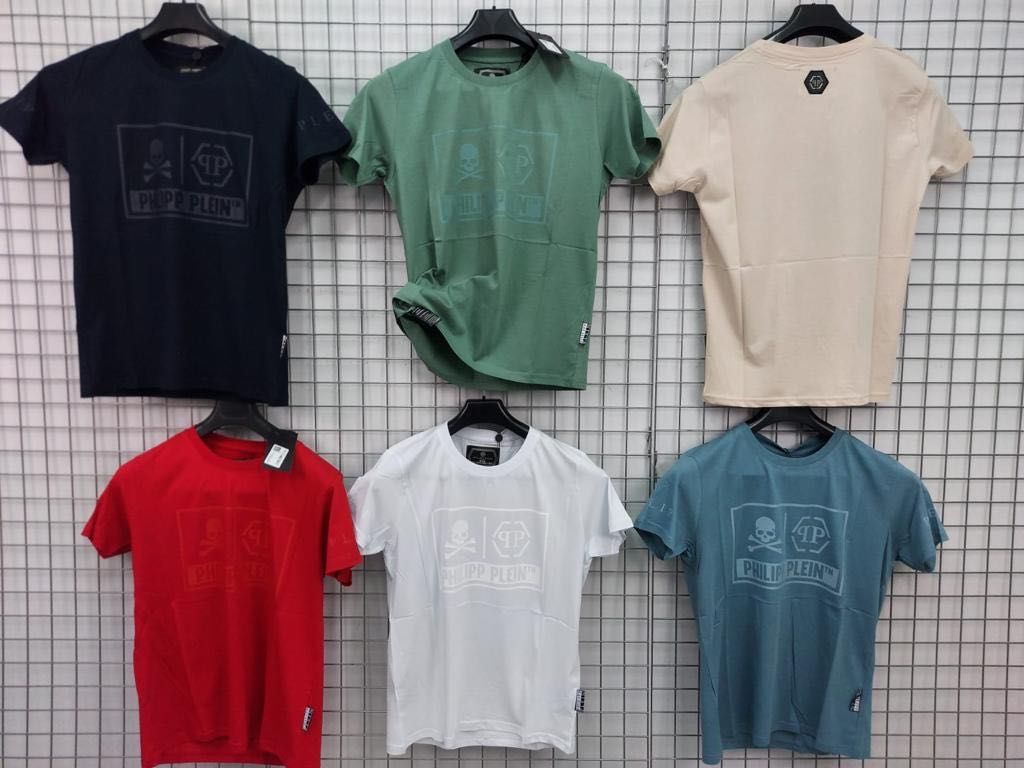 Koszulki tshirt męskie koszulka męska louis vuitton balmain dsq plein