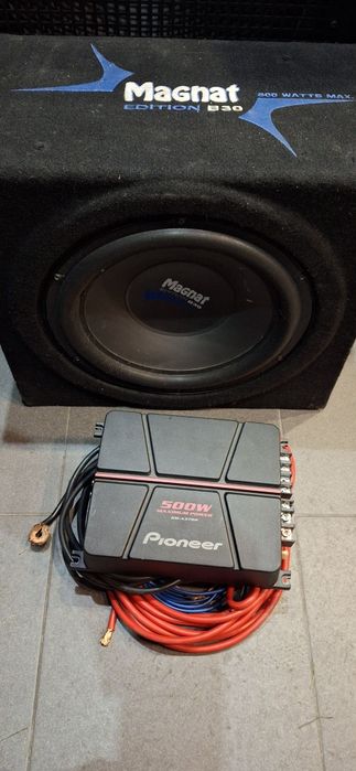 Subwoofer Magnat wzmacniacz Pioneer