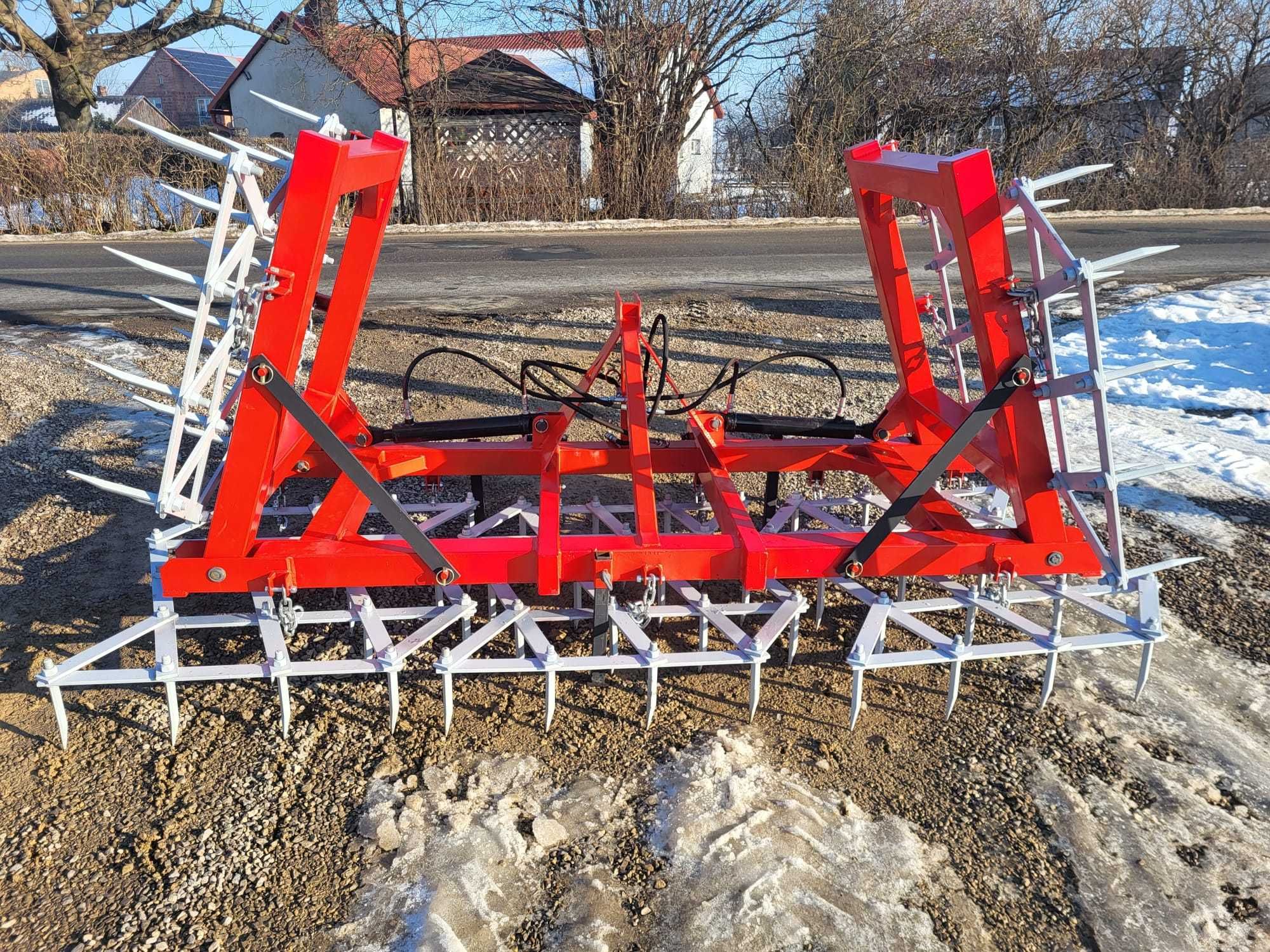 BRONY polowe HYDRAULICZNIE składane -5pól -2 siłowniki -20 ząb ciężkie