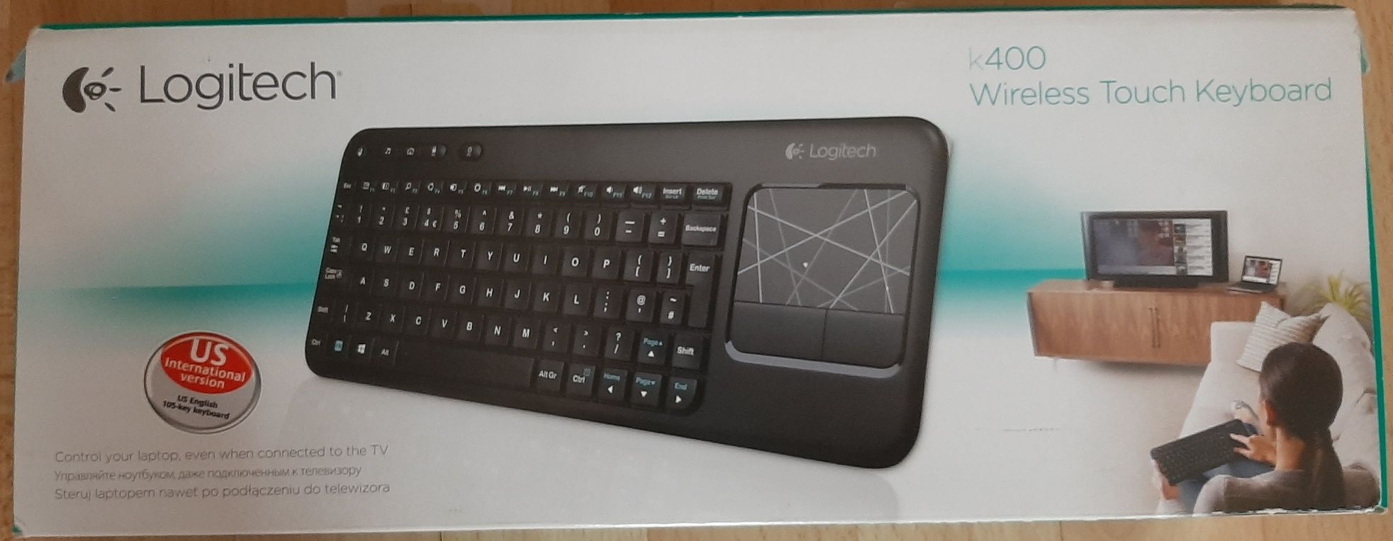 Klawiatura bezprzewodowa  LOGITECH k400 Wireless Touch Keyboard