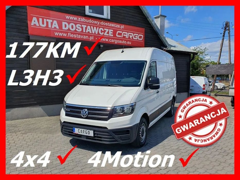 Volkswagen CRAFTER  2,0 177 KM! L3H3 4x4 Klima Tempomat GPS
