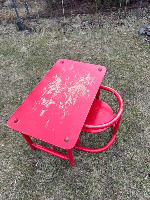 Stolik i krzesełko Karin Mobring "Anna" Ikea lata 60 - vintage design