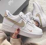 Ténis Nike Air Force brancos, unisexo