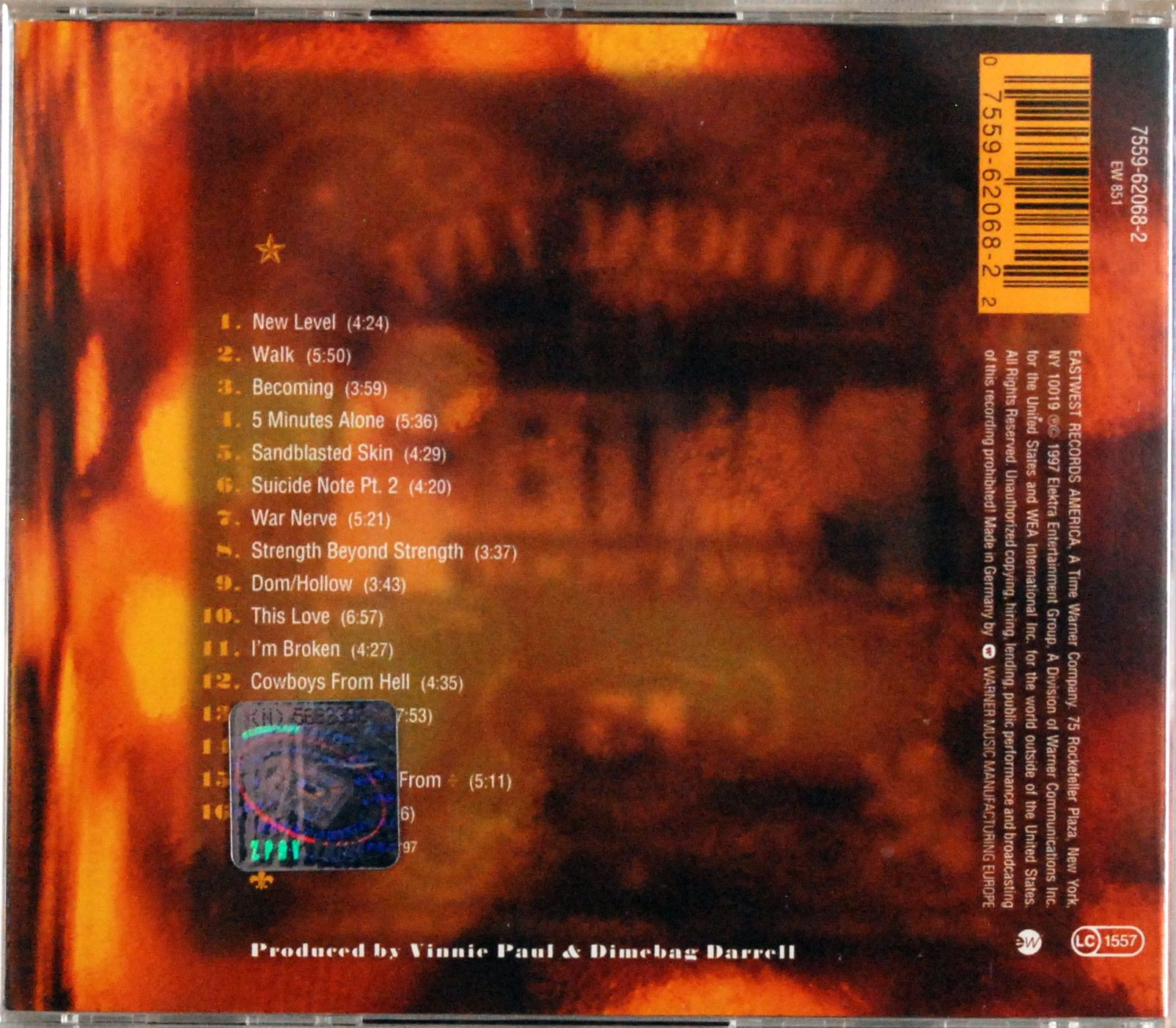 (CD) Pantera - Official Live: 101 Proof s.BDB