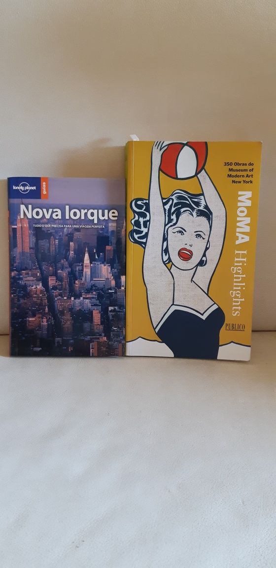 Livros: guía nova Iorque (lonely planet) & MoMA highlights