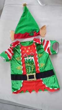 Strój elfa świąteczny bal karnawałowy