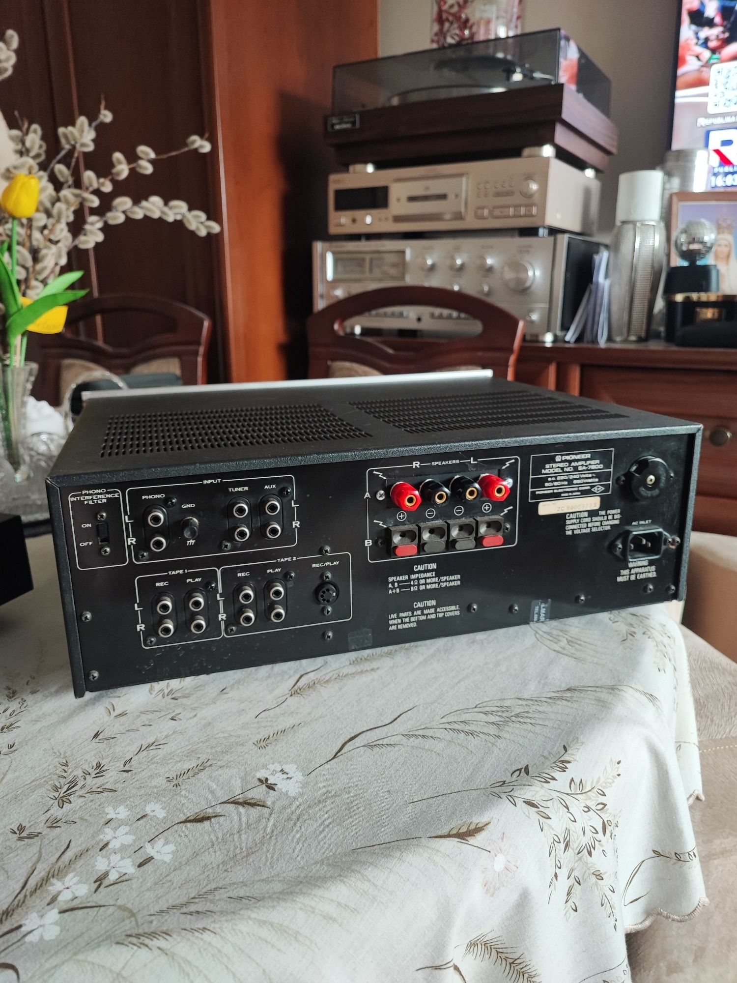 Pioneer Sa 7800 wzmacniacz Blue line