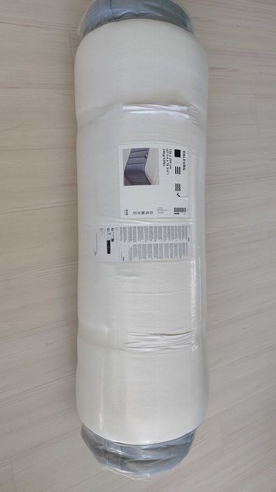 Nowy materac IKEA VALEVAG, średnio twardy 120x200