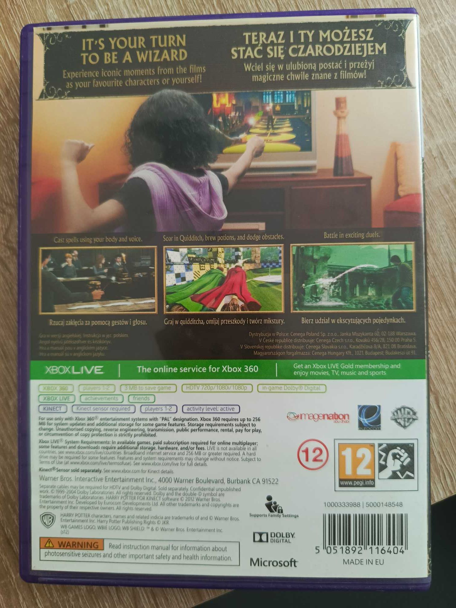 Harry Potter for Kinect xbox 360