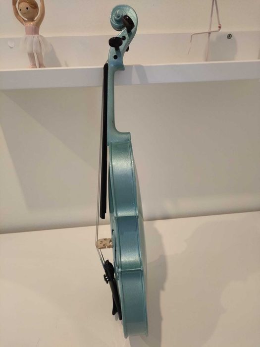 Stentor Harlequin Violin Outfit, Light Blue, 1/2