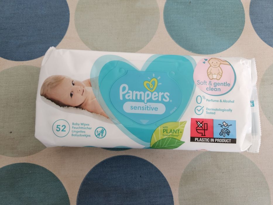 Mokre chusteczki pampers sensitive 52 szt