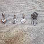 4 contas Pandora originais