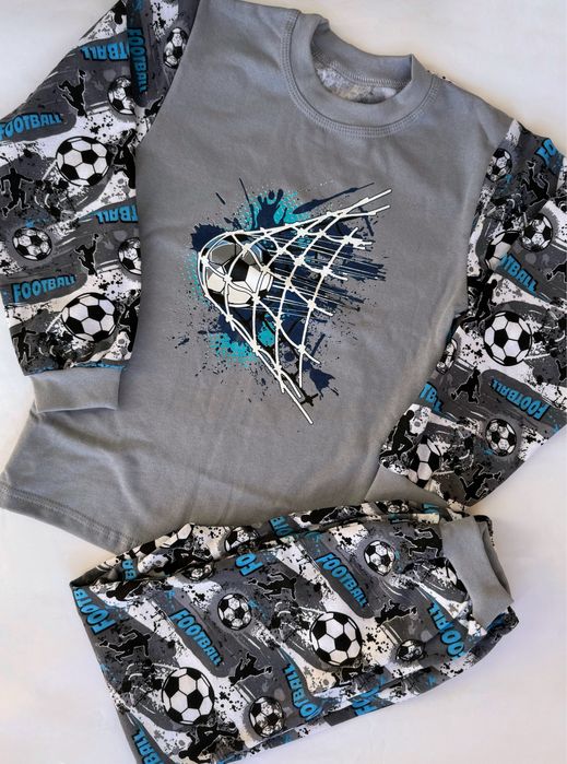 Тепла підліткова піжама для хлопчика Піжама з начосом