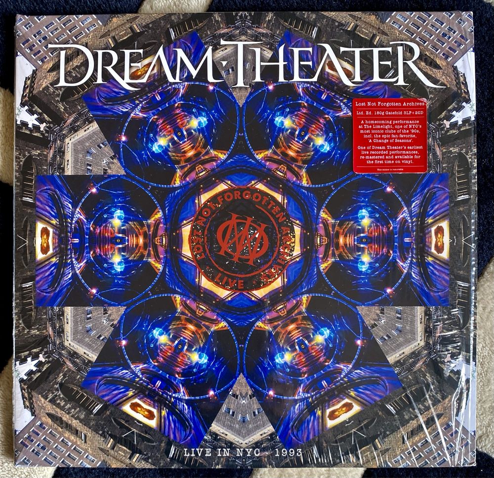 Dream Theater - Live In NYC 1993 - 3Lp + 2Cd novo