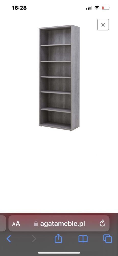 Szafa z półkami,,biblioteczka,Disegno  Office