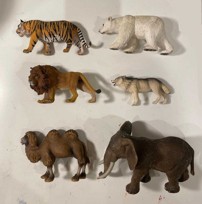 6 animais selvagens Schleich