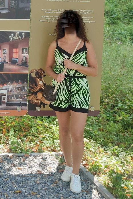 Kombinezon letni zebra neon Pep&Co 38