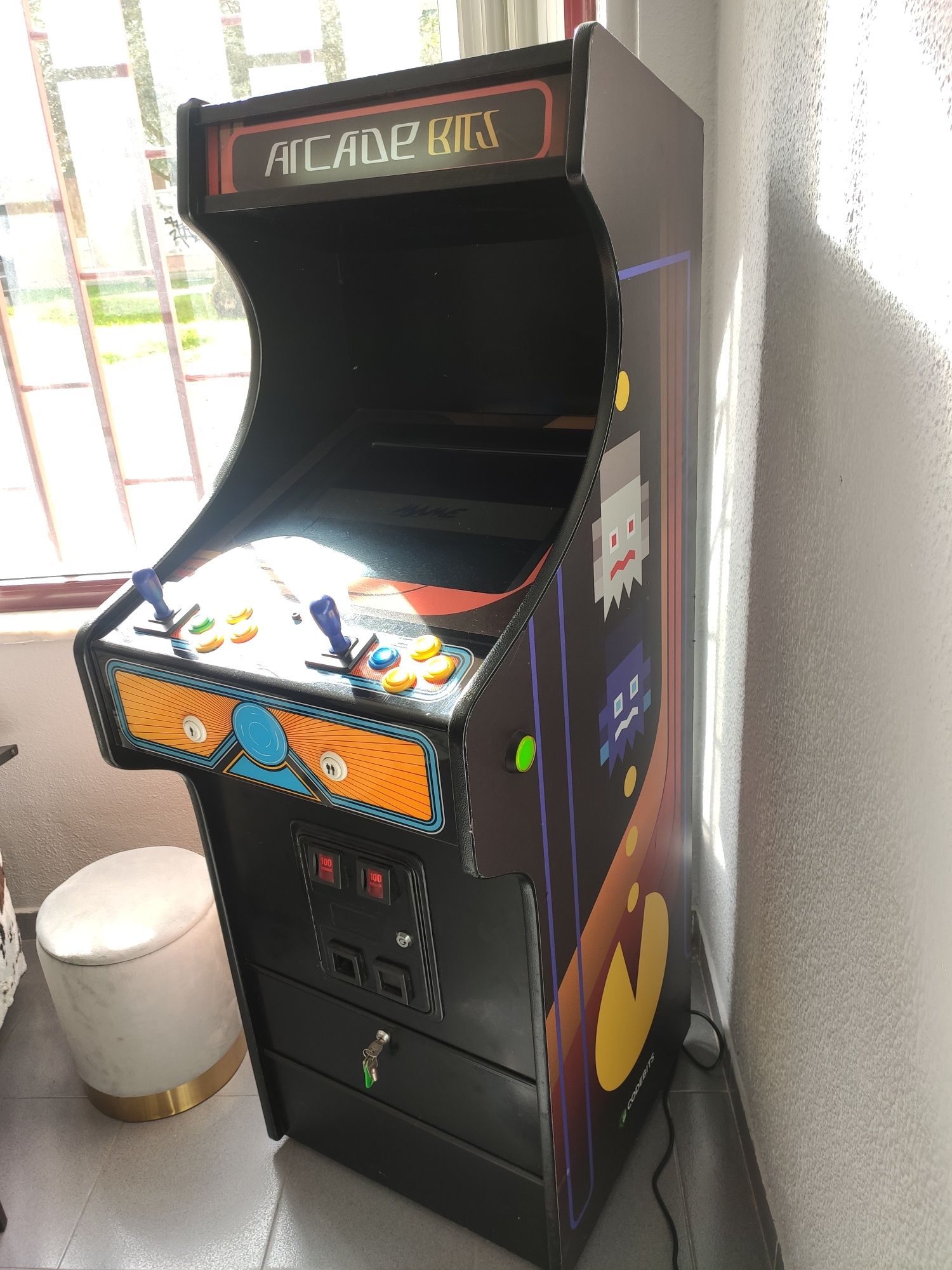 Máquina de jogos arcade