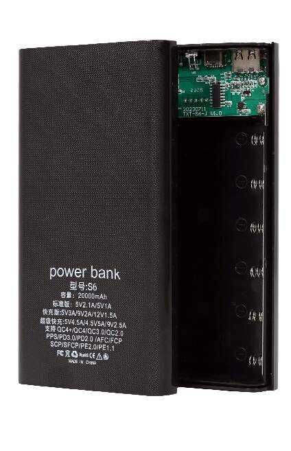 Корпус футляр case box Power Bank 6х 18650 повербанк новый