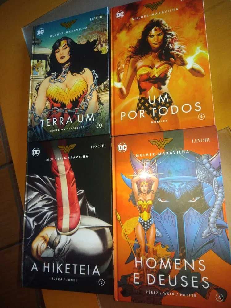 Livros BD capa dura - Manara/ Mulher Maravilha - novos