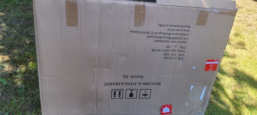 Nowa klatka dla zwierząt XXL kojec