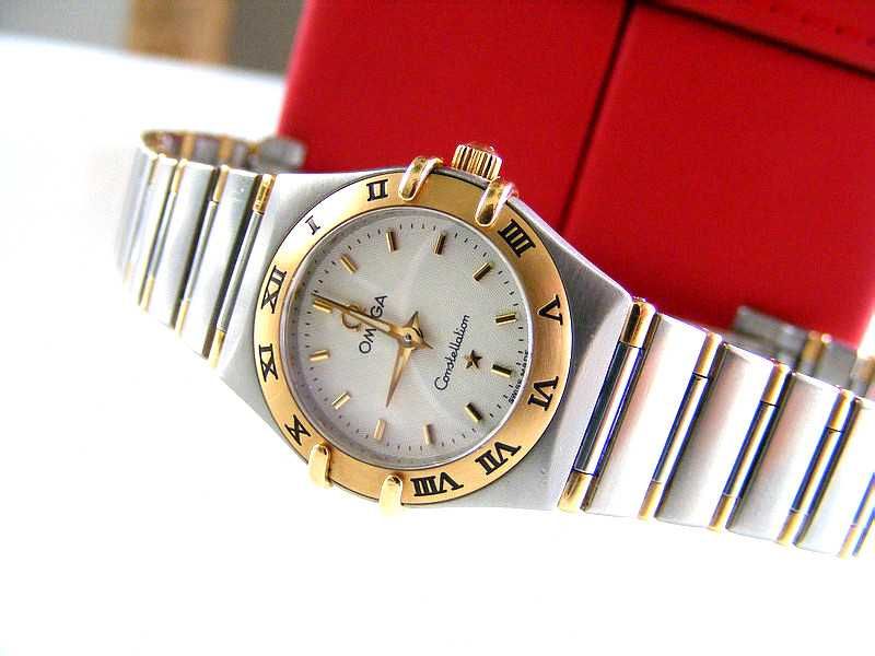 Omega Constellation Gold Mini 18k złoto (zegarek damski, jak nowy)
