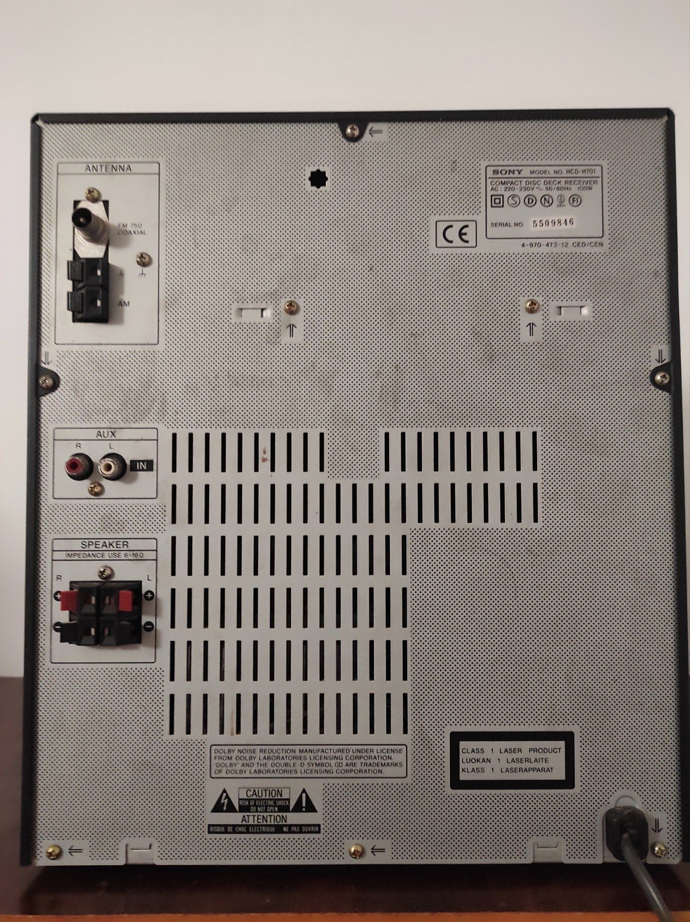 Музичний центр Sony mini hi-fi component system mhc-701. Музыкальный.
