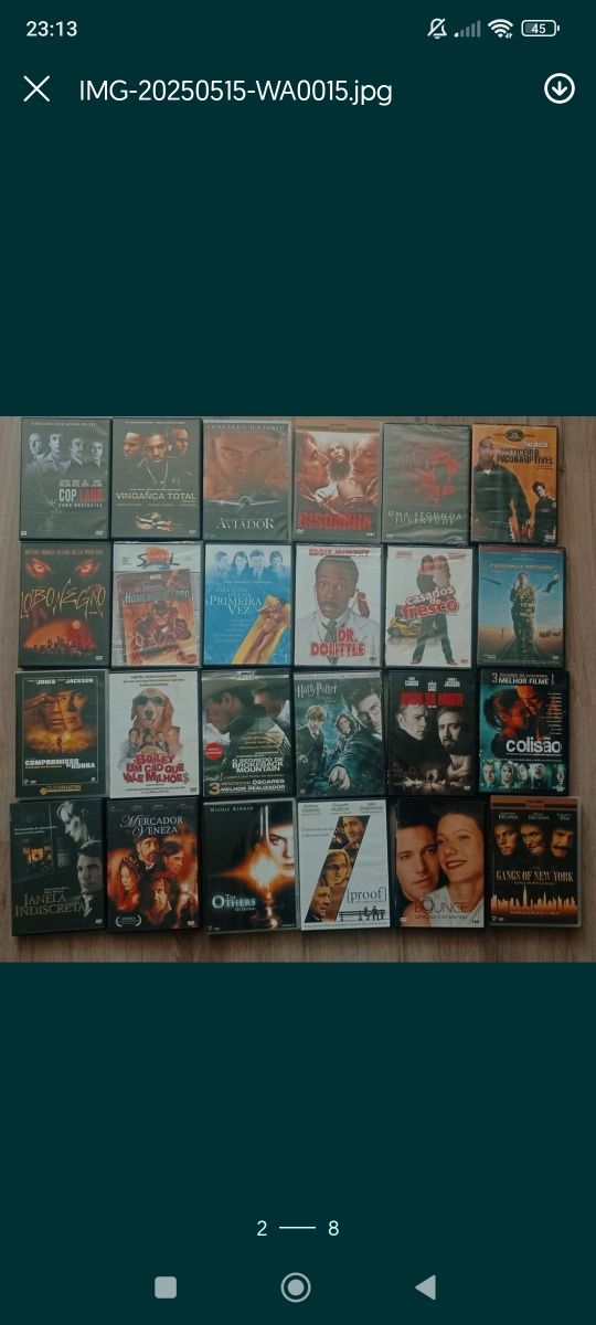 DVDs coleção de vários DVDs