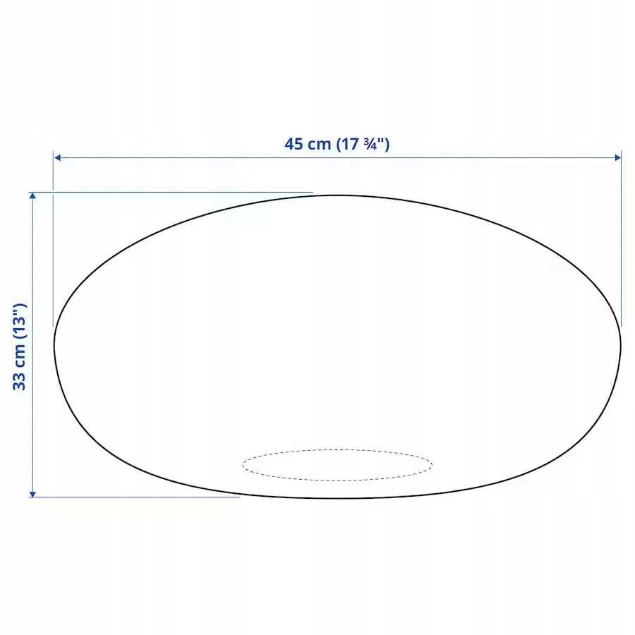 IKEA SANDARED
Puf, beżowy, 45 cm