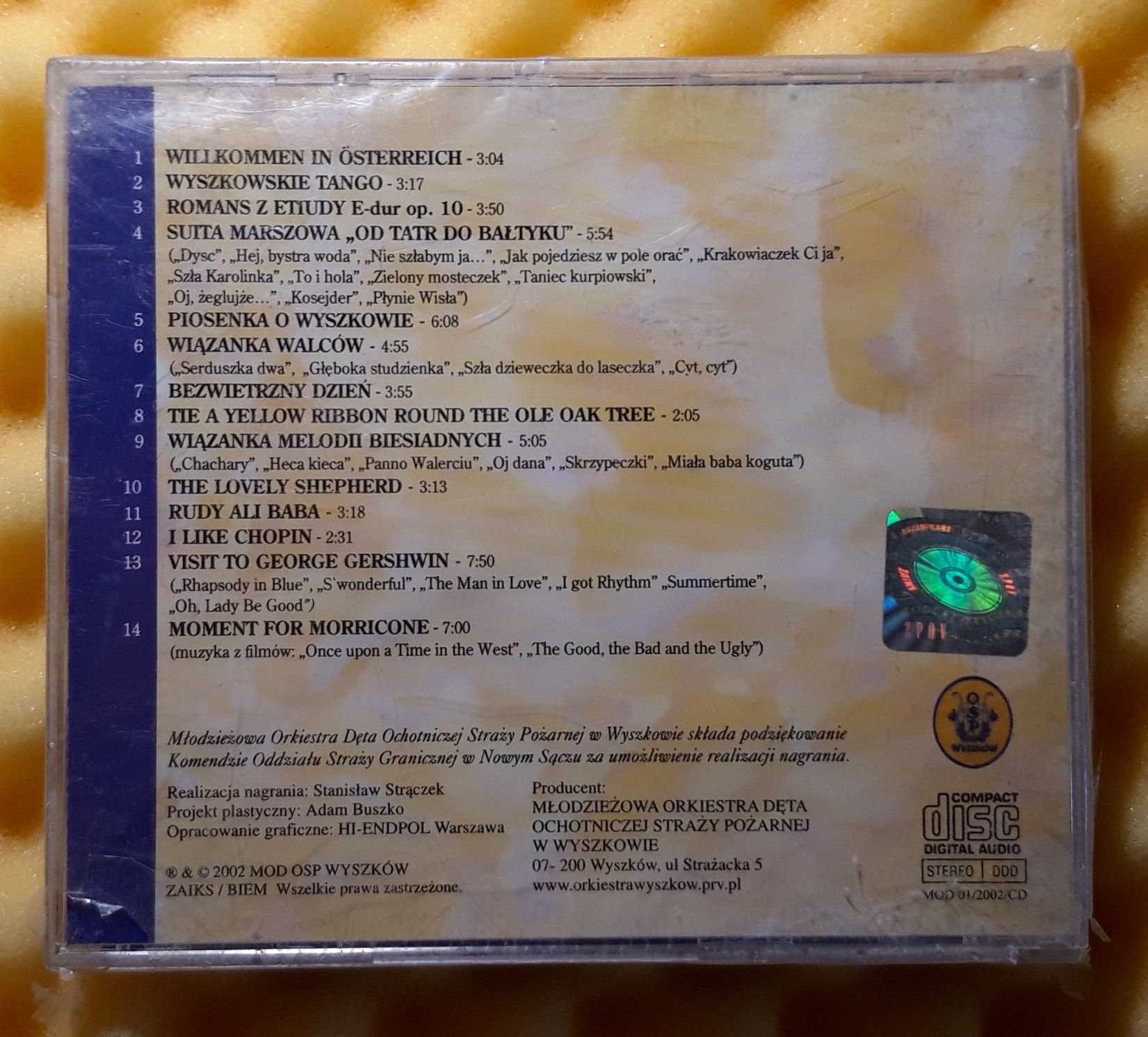 Młodzieżowa Orkiestra Dęta OSP Wyszków (CD, 2002, FOLIA)