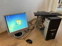 Komputer PC stacjonarny monitor samsung zestaw 2.8 GHz