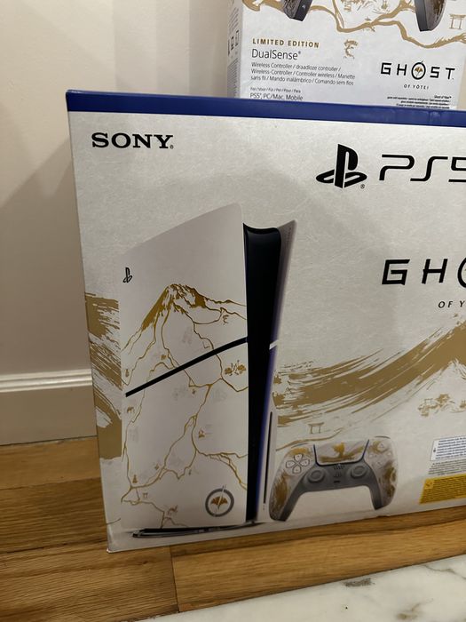 PlayStation 5 Edição Limitada Gold Ghost Of Yotei + Comando DualSense