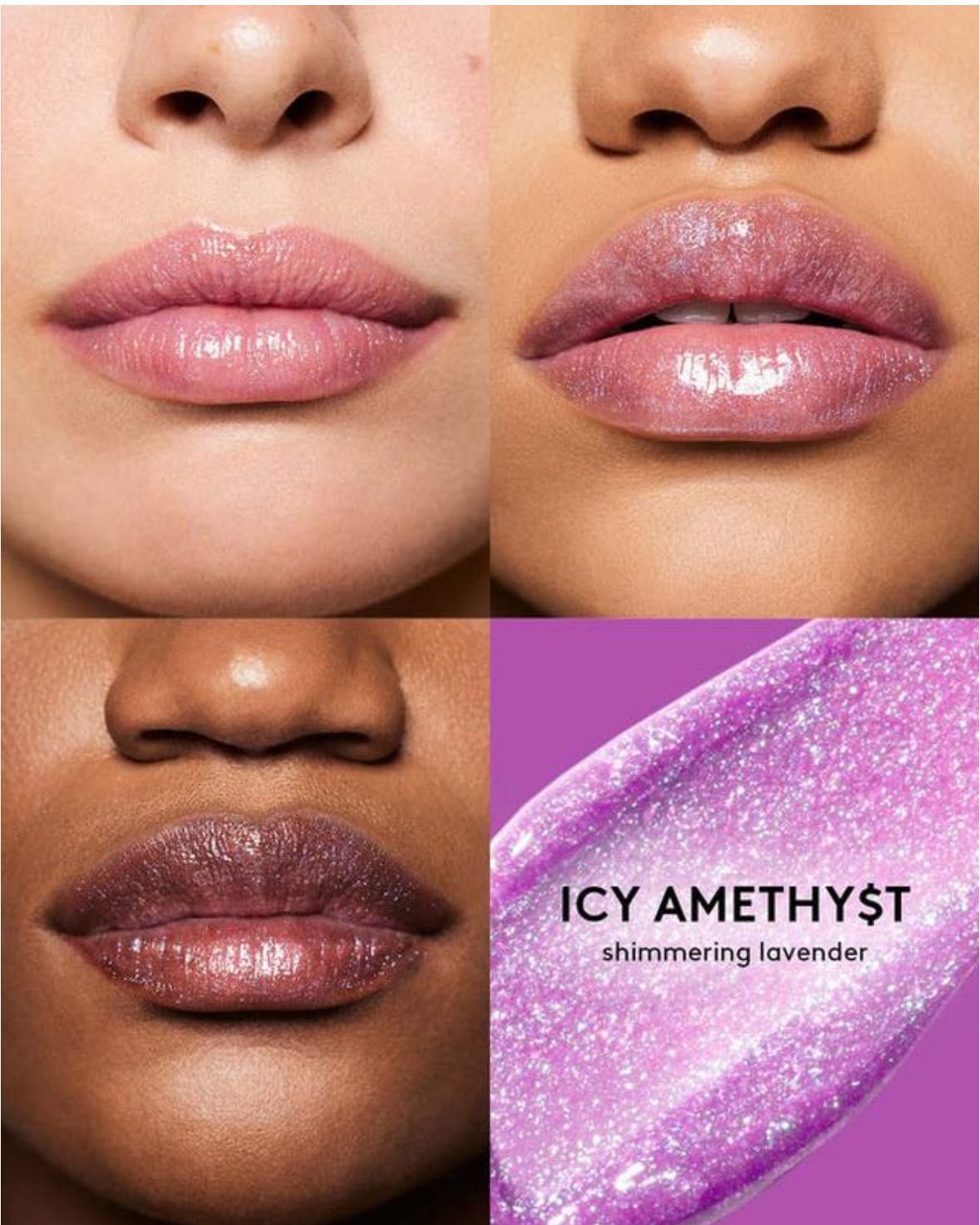 Fenty beauty gloss bomb stick блиск для губ flamingo Icy amethys fussy