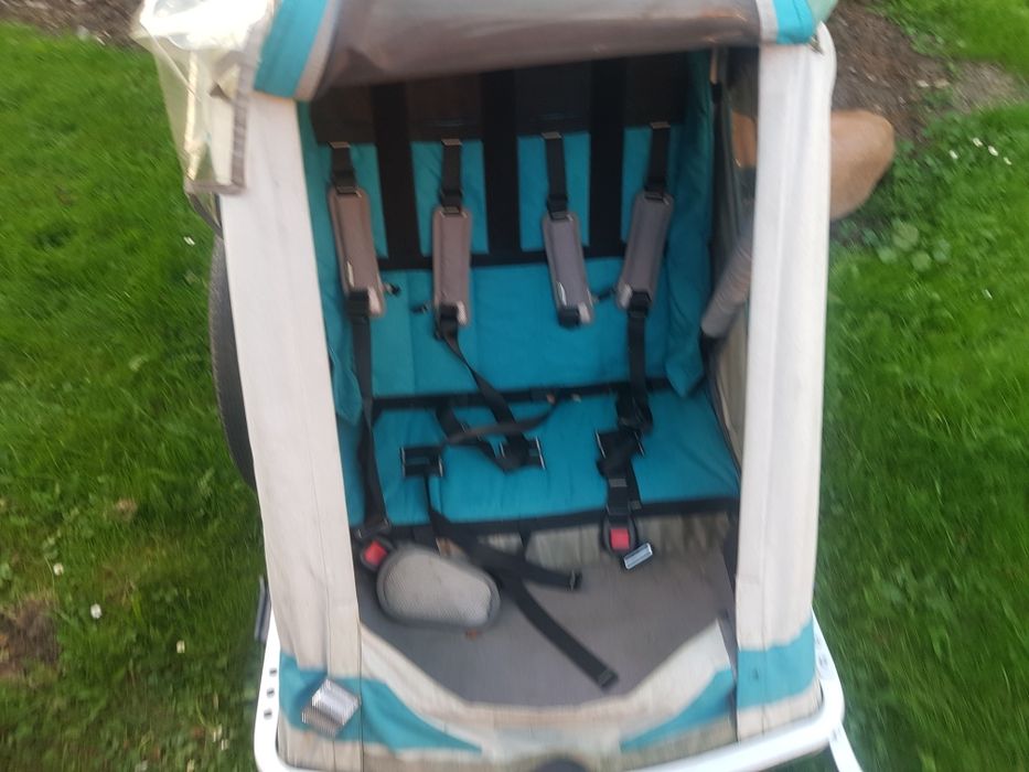 Przyczepka rowerowa Qeridoo 40kg  riksza do roweru wózek