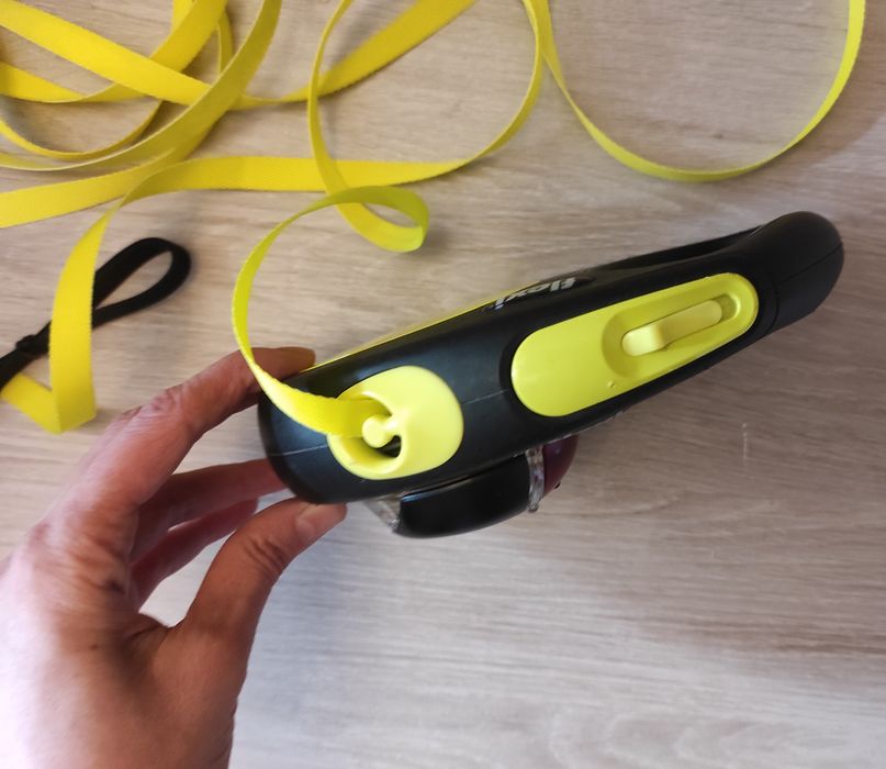 Рулетка флекси Flexi Neon M лента 5м 25кг с фонариком led