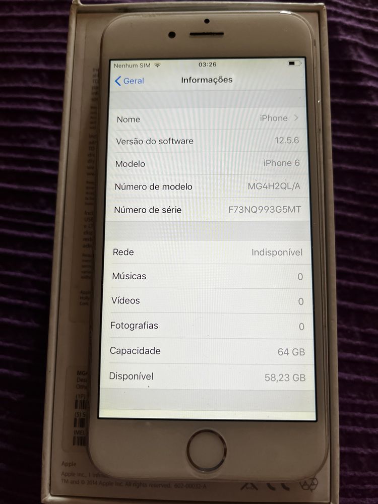 IPhone 6 64gb muito bom estado