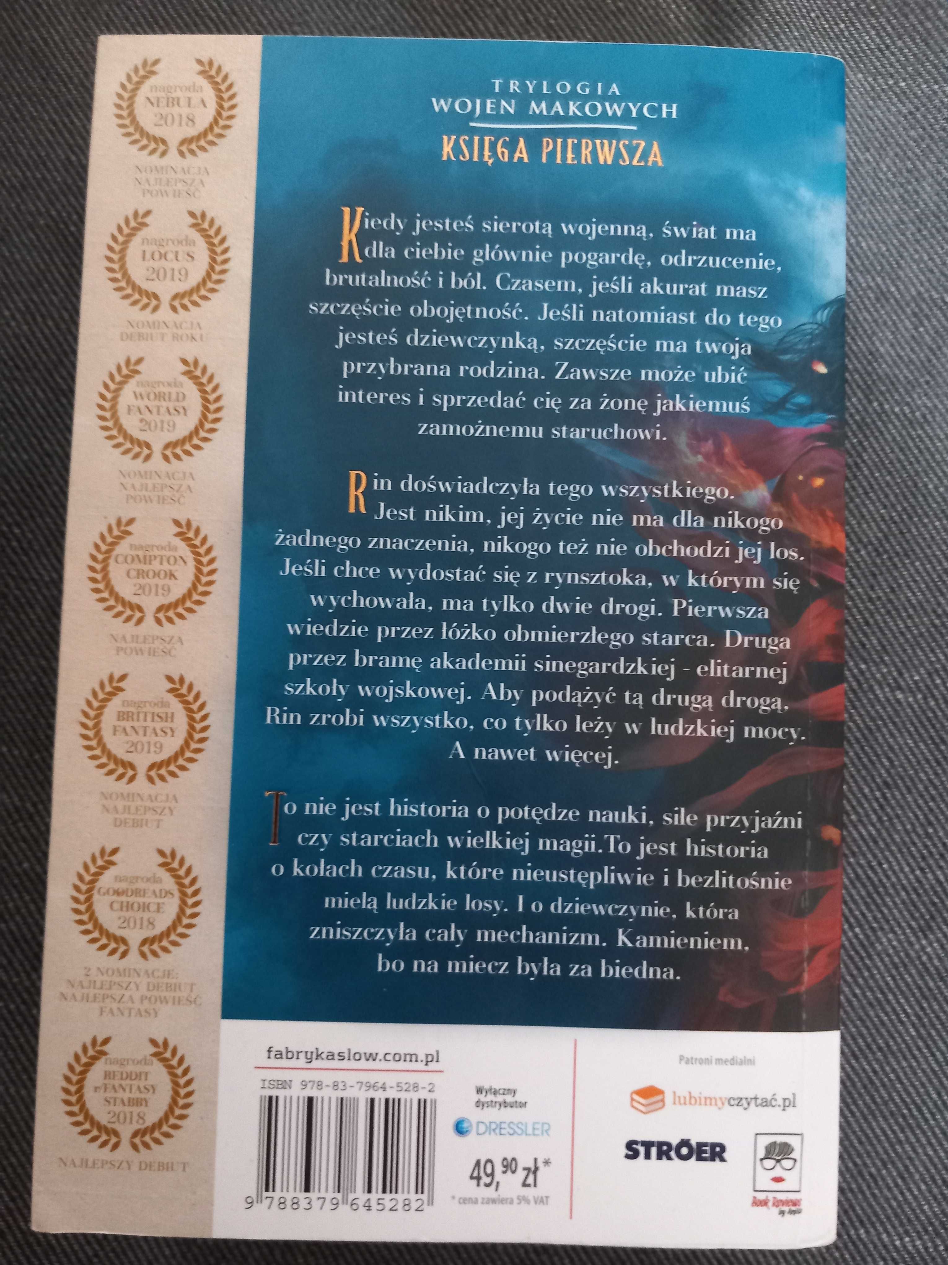 "Wojna Makowa" Rebecca F. Kuang tom 1