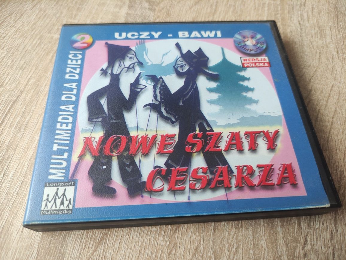 Gra Nowe Szaty Cesarza CD PC Longsoft Multimedia ROK 2000 nr.10