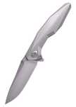 Teczka Rikeknife 1508S, Gładka, Srebrna - Bm