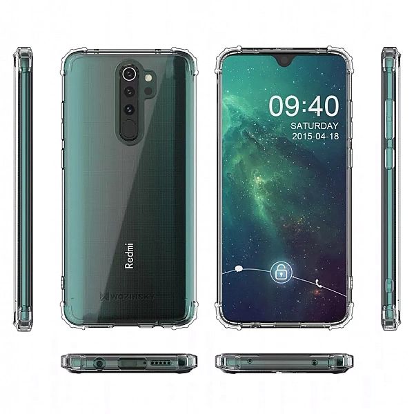 Etui Futerał Pancerny Bezbarwny do Xiaomi Redmi 9