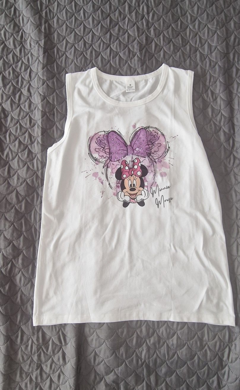 Biała bluzeczka z Mickey