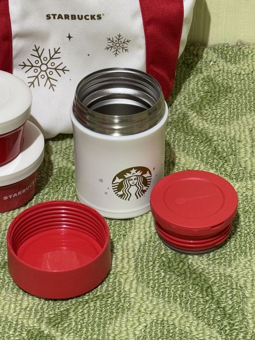 Оригінальний різдвяний подарунковий набір ланч боксів Starbucks