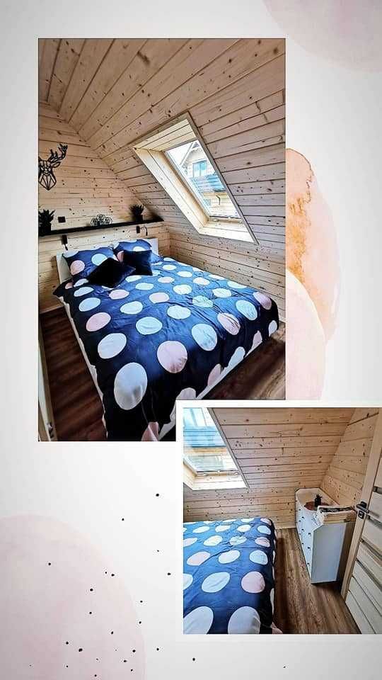 Domek w górach nad jeziorem Czorsztyńskim jacuzzi sauna kominek