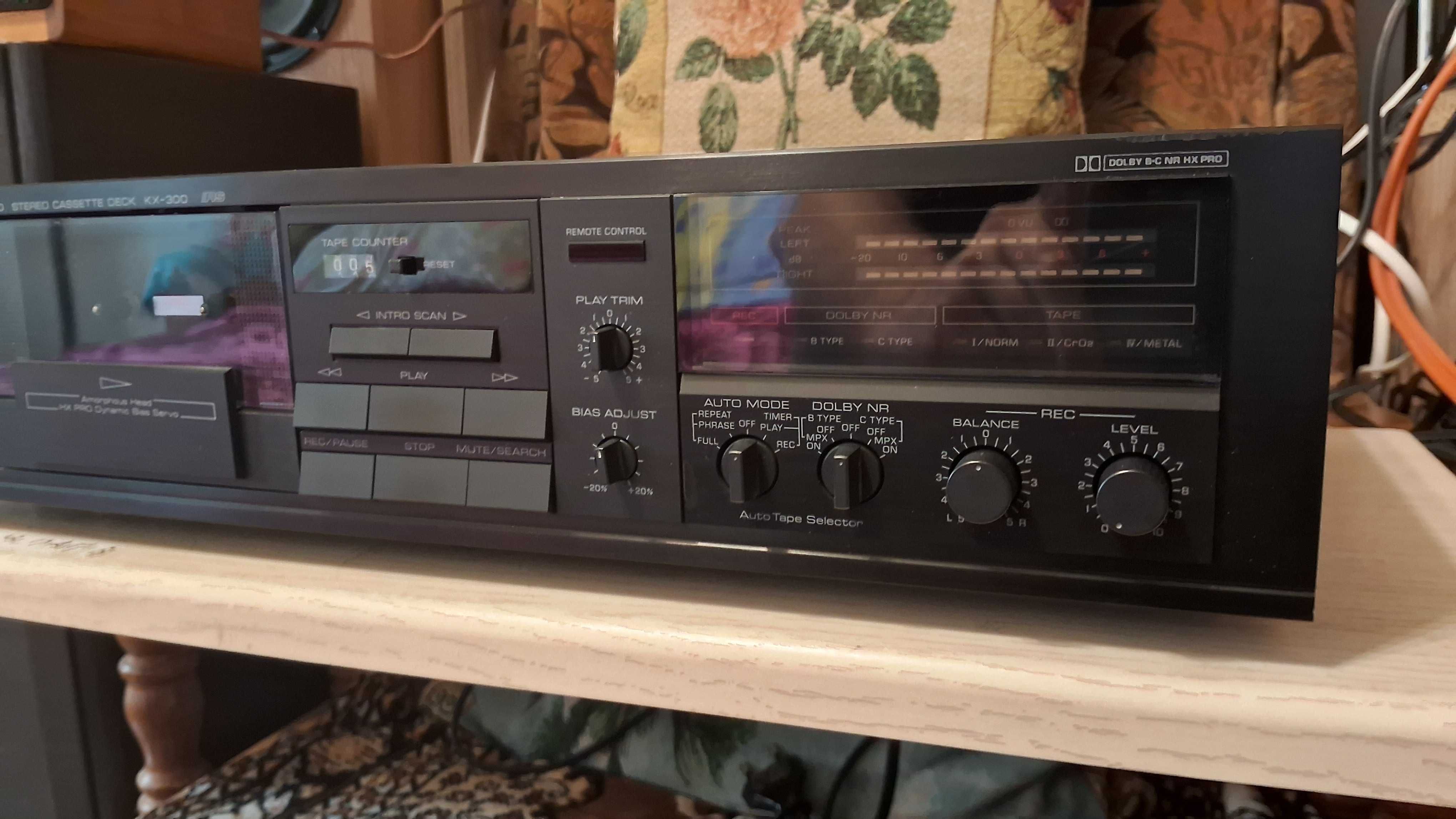 Касетна дека Yamaha KX-300 RS, Amorphous head, Bias control, Japan