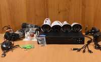 Готовый набор камер видеонаблюдения комплект камер проводной 3мп